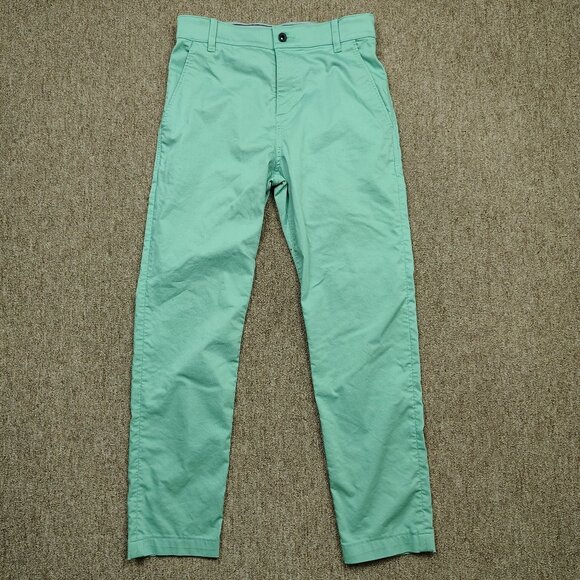 NIKE Dri-FIT UV Chino Pants Men’s 28x32 Green Slim Golf Cotton Blend Stretch - Picture 1 of 8